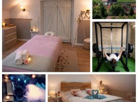 "Le Sablon" à Unchair - Appartement de charme & prestations bien-être - À 20 mn de Reims centre, hotell i Unchair