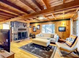 Tranquil & historic cabin with fireplace & deck views - near skiing