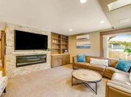 Luxurious home with 3 suites 3 fireplaces game room & hot tub - walk to beach