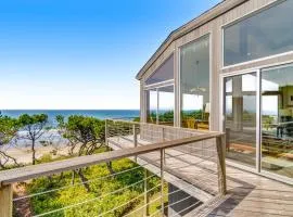 Spacious oceanfront home with free WiFi and wrap-around deck