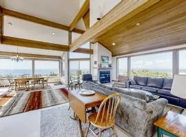 Spacious oceanfront home with free WiFi and wrap-around deck