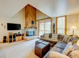 Condo with private balcony gas fireplace & washer&dryer