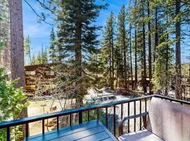 Lovely tree-view condo with deck grill & fireplace - near Tahoe City & lake