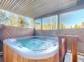 Two-story dog-friendly home with a fireplace private hot tub & SHARC passes