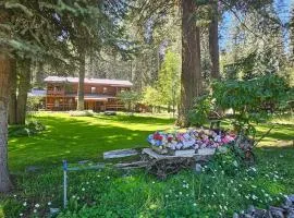 Spacius family friendly home with a gas grill full kitchen W&D & wood stove