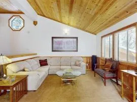 Rustic home with wood stove deck open floor plan & nearby activities