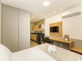 Apartamento 204 - Eixo · Estúdio Funcional c/ Cozinha e Enxoval Completo