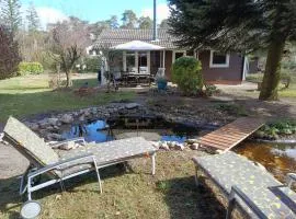 Holzhaus Traum im Wald Kamin Teich und 1300qm
