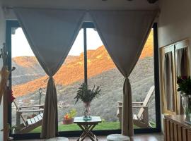 Domorpho Cabaña vista a la montaña en reserva de mina โรงแรมในกัวนาฮัวโต