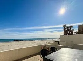 Strandhuisje aan de Middellandse Zee