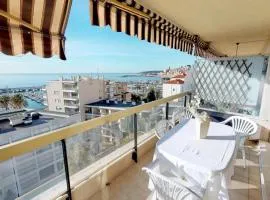 74E - Beau 2Pavec grande terrasse et magnifique vue mer