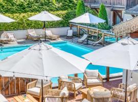 Les Loges Blanches Megève, хотел в Мегев