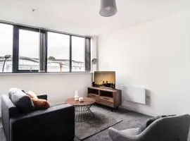 Smart 1 Bed Apartment in Central Wrexham