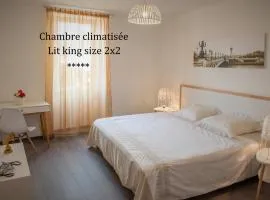 Occitanie Aquitaine gîte 5 pers -SPA privé-CLIM- Draps, vélos inclus - Equipé pour bébé