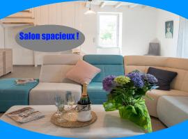 Occitanie Aquitaine gîte 5 pers -SPA privé-CLIM- Draps, vélos inclus - Equipé pour bébé, hotel Soturac városában