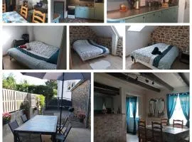 Maison en pierre pour 6-jardin &animaux bienvenus