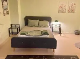 Green room for 2 people with private entrance