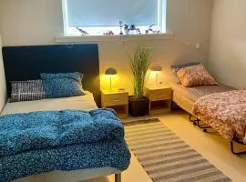 Grey room for 2 people with private entrance