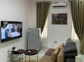 One bedroom apartment with pool and gym