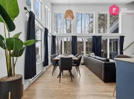L'Azur de Portneuf - Chalet lumineux avec spa et véranda à Pont-Rouge - Resort près de Québec