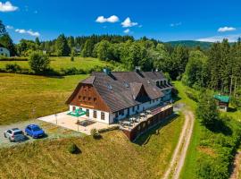 Penzion Pašta, hotel a Říčky