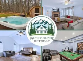 Family Alpine Retreat Hot Tub Sauna