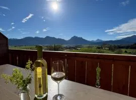 Biohof Stöger Adults Only Chalet mit Blick auf Schloss Neuschwanstein See und Alpen nur 2 Einheiten