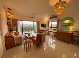 Sukoon - Valley View 1BHK with Pool & Sunroom