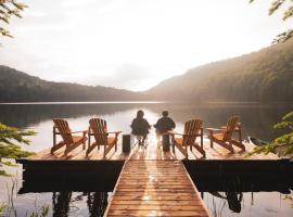 Huttopia Les Deux Lacs - Laurentides, hotel i Mont-Blanc