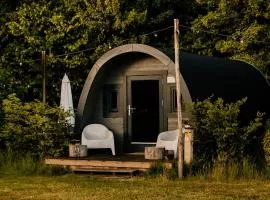 Glamping Pod in de natuur Eigen badkamer