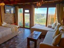 studio Azur rooftop with ocean view terrace privé