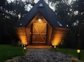 Cabana Diamante na Floresta | Hidro|Ar|Fogueira
