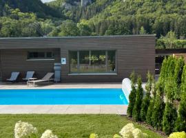 Nadou-Ferienwohnung mit Sauna und Pool in der Nähe von Sigmaringen: Beuron şehrinde bir otel