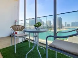 Maryah Vista 1BR - Chic Canal View Escape