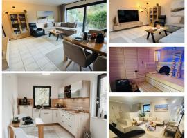 Stylisches modernes Apartment, Sauna und Wellness Top Lage, khách sạn ở Lübbecke