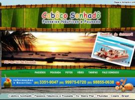 Cabôco Sonhadô Passeios Náuticos e Pousada, hotel na plaži u gradu Mundau