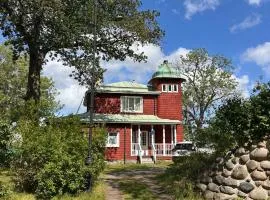 Historic Waterfront House Lidingo with Private Dock