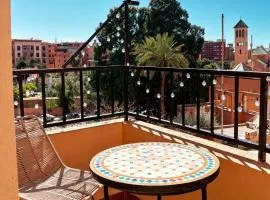 Rihla Hivernage- Spacious Two Bedroom Apartment with Balconies