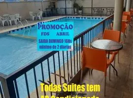 Pousada Parque Suites - Estacionamento e Piscina na Enseada