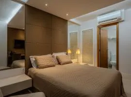 Suíte moderna privativa situada nas dependências do Hotel Hilton Garden Inn em BH