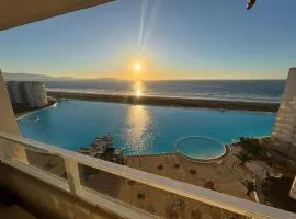 Laguna y vista al Mar
