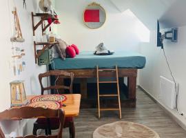 La Cabine du Capitaine, Quiberon Beach, hótel í Quiberon