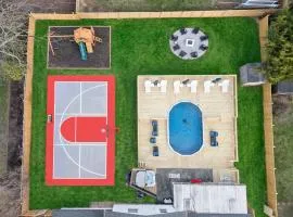 Spacious home with pool & hot tub