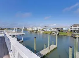 Walk to Beach! Bayfront Port Bolivar Home w/ Dock