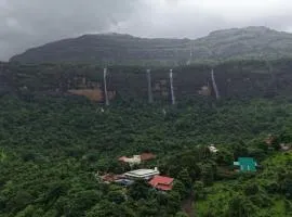 Misty Falls Karjat Waterfall view