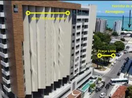 Apto alto padrão com vista panorâmica a 100m de Ponta Verde & Pajuçara