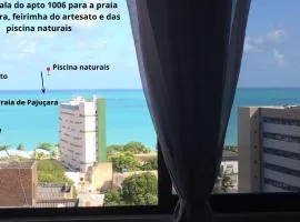 QUARTO/SALA COM VISTA P/ O MAR DE PAJUÇARA