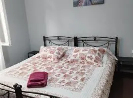 comfortable room and shared kitchen and bathroom