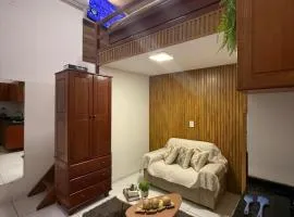 04 Mini casa pra 4 pessoas com ar perto da praia com garagem