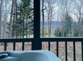 Cozy Mountain view Cottage with Hot Tub & Great Location in Blairsville, hotel i Blairsville